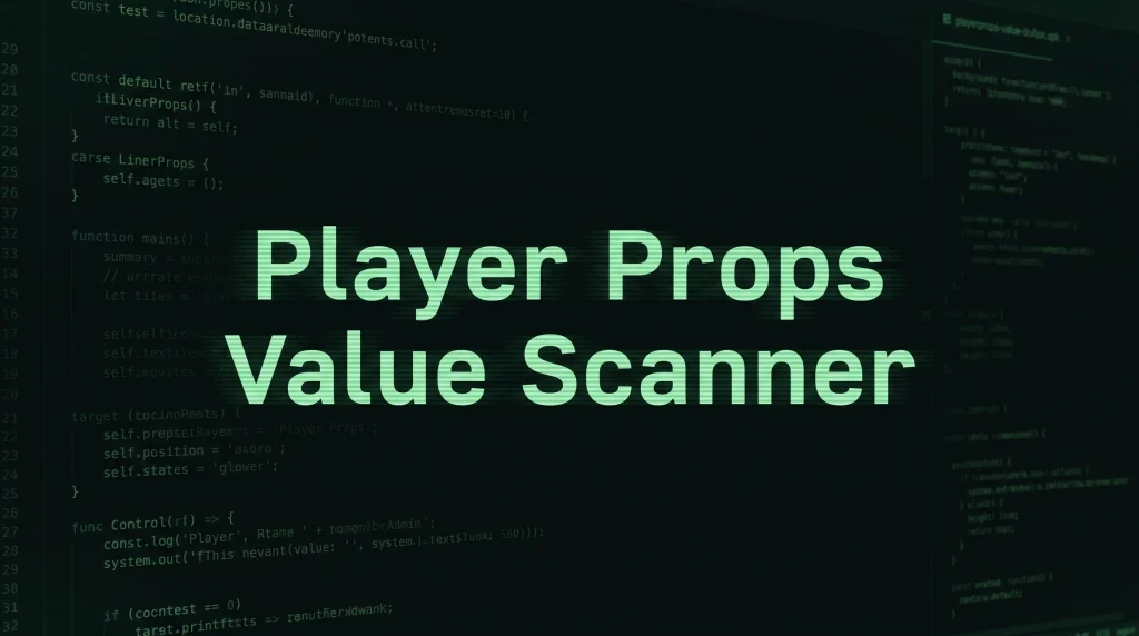 Player Props Value Scanner - OddsPapi API Blog
