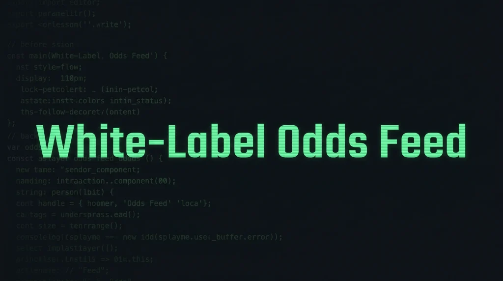 White-Label Odds Feed - OddsPapi API Blog