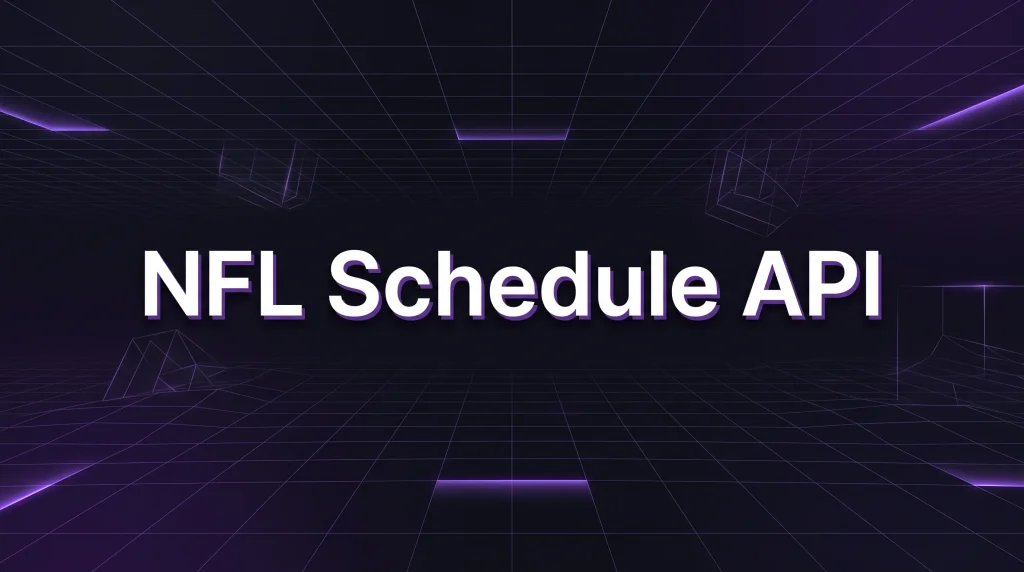 NFL Schedule API - OddsPapi API Blog