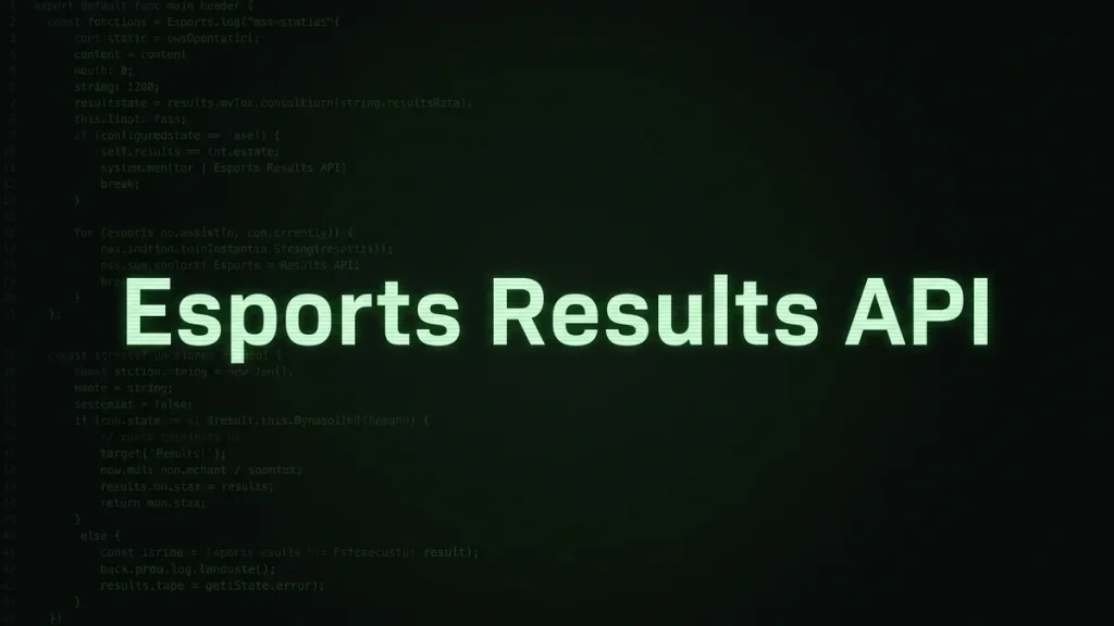 Esports Results API - OddsPapi API Blog