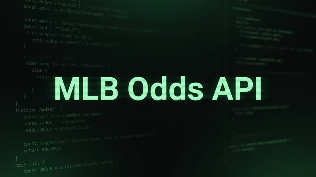MLB Odds API first five innings market IDs