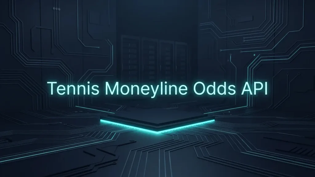 Tennis Moneyline Odds API