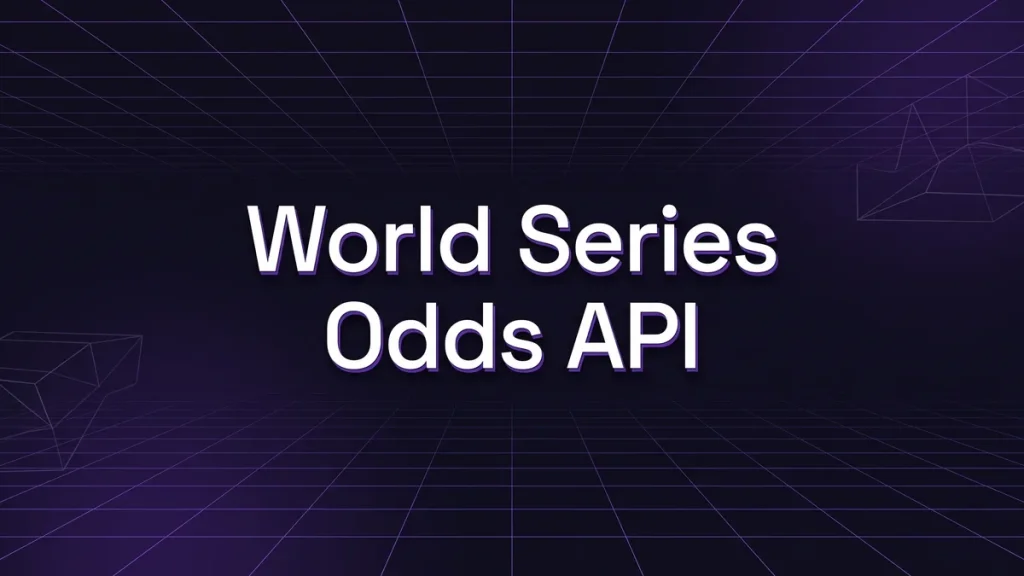 World Series Odds API